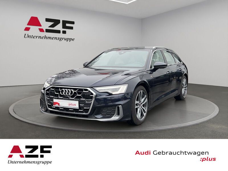 Blau Gebraucht 2024 Audi A6 S-Line Kombi | 45.890 € - Bild 1/4