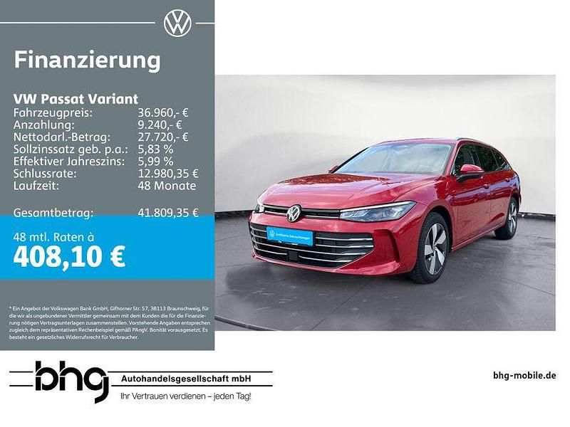 Rot Gebraucht 2025 VW Passat Business Kombi | 36.960 € (Superpreis) - Bild 1/4