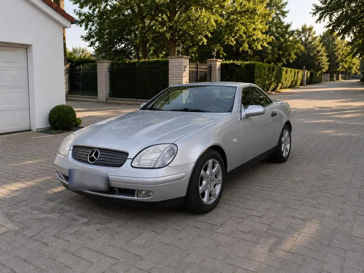 Gebraucht Mercedes SLK200 136 PS (100 kW) 1997 Silber Cabrio