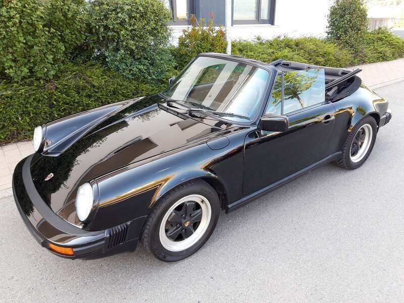 Schwarz Gebraucht 1987 Porsche 911 Carrera Cabriolet Cabrio | 69.000 € - Bild 1/4
