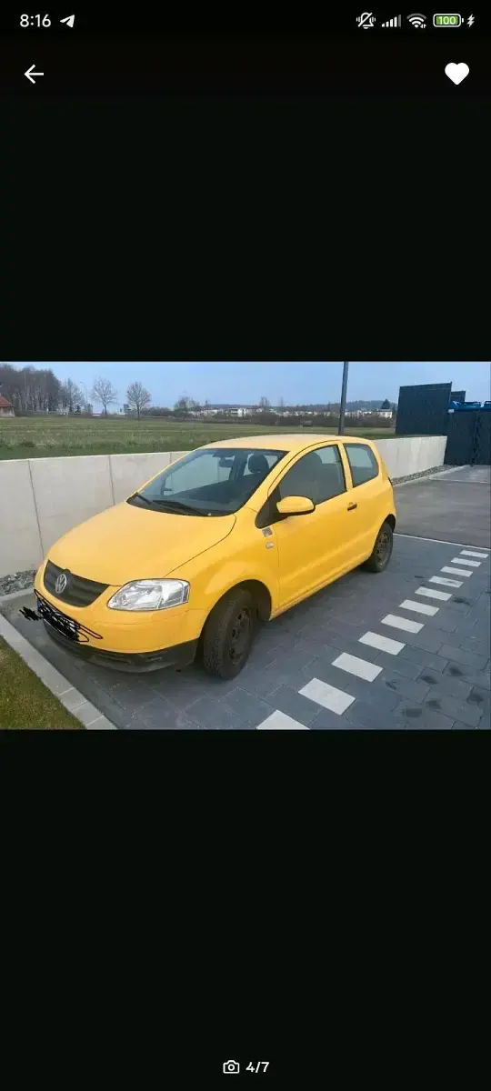 Używany VW Fox 54 KM (39 kW) 2006 Żółty Hatchback
