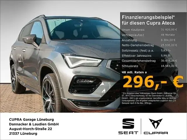 Second-hand Cupra Ateca 190 CP (139 kW) 2024 Gri SUV