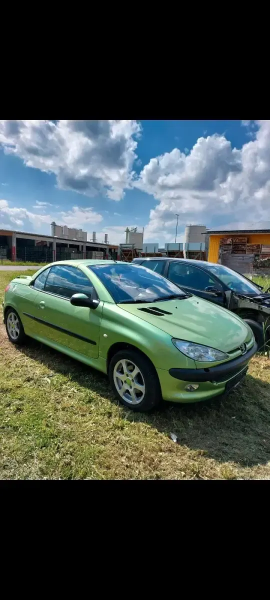 Gebraucht Peugeot 206 CC 110 PS (80 kW) 2002 Grün Cabrio
