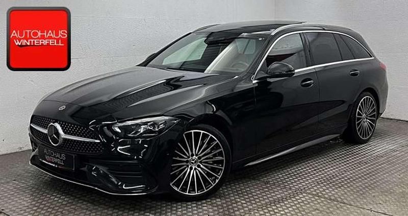 Obsidianschwarz Gebraucht 2022 Mercedes C300 AMG Kombi | 44.400 € (Teuer) - Bild 1/4