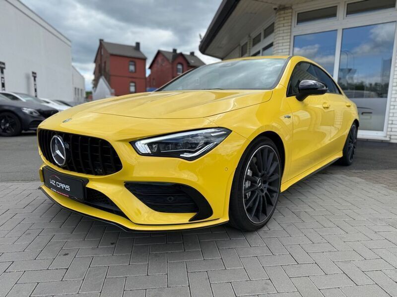 Gelb Gebraucht 2019 Mercedes CLA35 AMG AMG Limousine | 39.799 € (Fairer Preis) - Bild 1/4