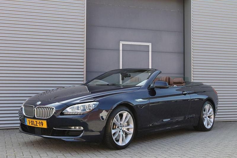 Blau Gebraucht 2013 BMW 650 Cabriolet Executive Cabrio | 30.999 € (Fairer Preis) - Bild 1/4