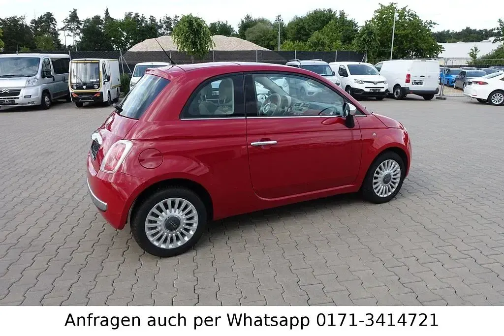 Gebraucht Fiat 500 Lounge 69 PS (50 kW) 2008 Garanzarot Kleinwagen