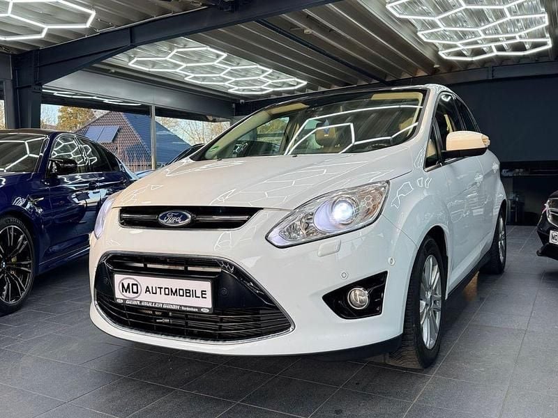 Gebraucht Ford C-MAX Titanium 125 PS (91 kW) 2015 Weiß Van / Kleinbus