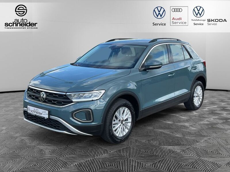 Petroleum blue metallic [bla] Gebraucht 2023 VW T-Roc Life SUV | 22.980 € (Fairer Preis) - Bild 1/4