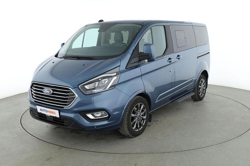 Blau Gebraucht 2020 Ford Tourneo Custom Titanium X Van | 37.740 € (Etwas zu teuer) - Bild 1/3