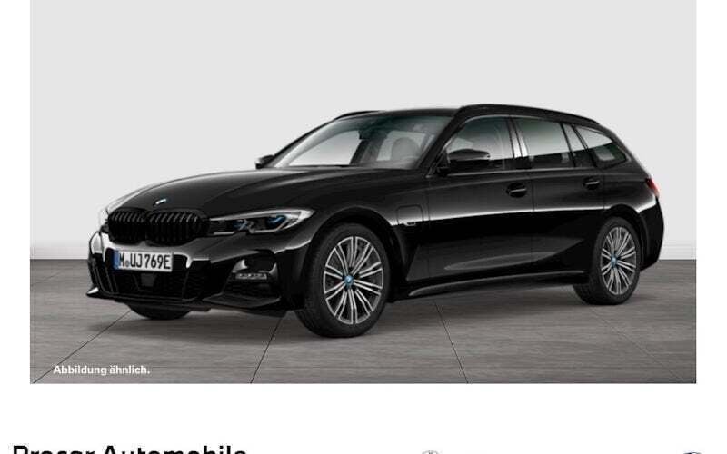 Schwarz Gebraucht 2022 BMW 330e M Sport Kombi | 37.970 € (Fairer Preis) - Bild 1/4