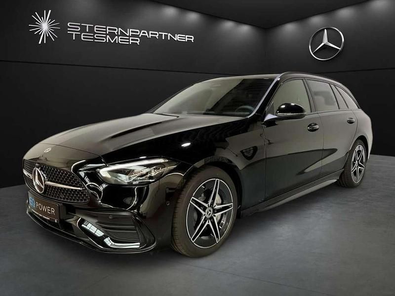 Schwarz Gebraucht 2022 Mercedes C180 AMG Kombi | 34.770 € (Teuer) - Bild 1/3