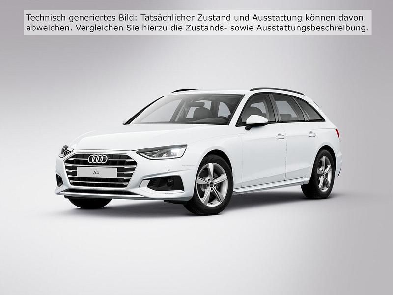 Gletscherweiß metallic (metallic) Gebraucht 2024 Audi A4 Advanced Plus Kombi | 30.208 € (Superpreis) - Bild 1/4