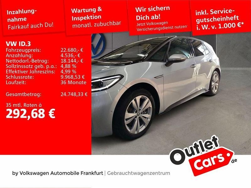 Gebraucht VW ID.3 Pro Performance 150 kW (204 PS) 2022 Silber Kleinwagen