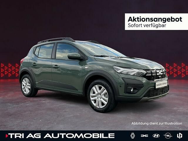 Gebraucht Dacia Sandero Expression 101 PS (74 kW) 2024 Safarigrüngrau Kleinwagen