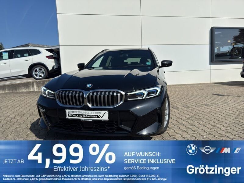 Schwarz Gebraucht 2024 BMW 320 M Sport Kombi | 42.440 € (Fairer Preis) - Bild 1/4
