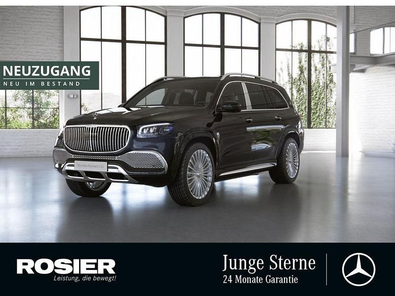 Schwarz / obsidianschwarz (metallic) Gebraucht 2023 Mercedes GLS600 Maybach SUV | 147.890 € - Bild 1/4