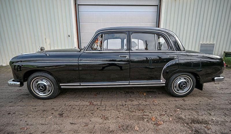 Gebraucht Mercedes W180 106 PS (77 kW) 1959 Naturhochglanzschwarz ( 040 ) Limousine