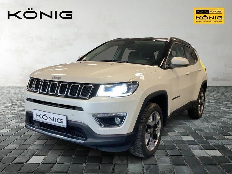 Pearl white tricoat Gebraucht 2020 Jeep Compass Limited SUV | 18.990 € (Fairer Preis) - Bild 1/4
