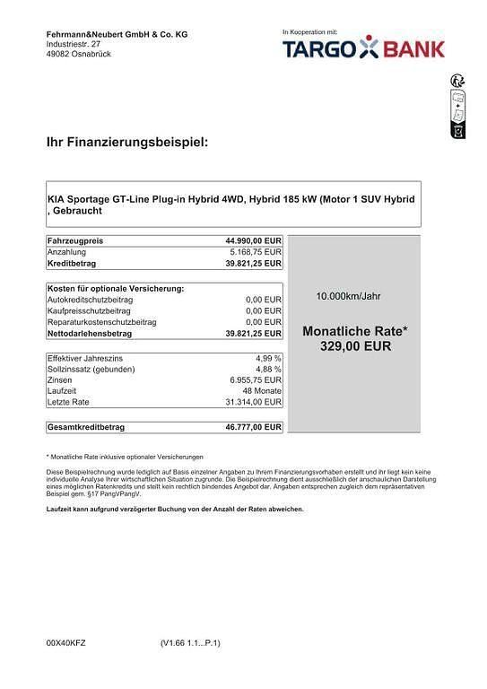 Neu Kia Sportage 160 PS (117 kW) 2025 Pentametal/dach schwarz SUV