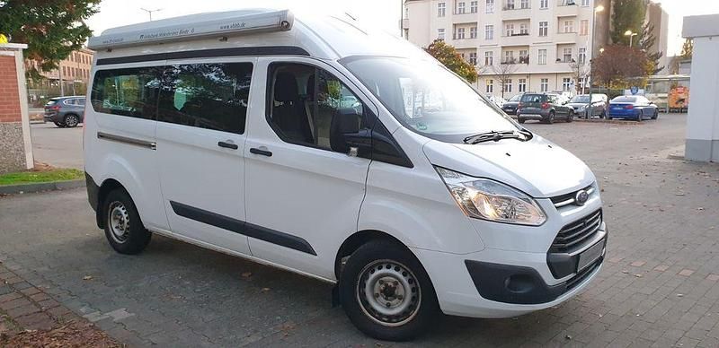 Gebraucht Ford Transit Custom 125 PS (91 kW) 2014 Weiß Van / Kleinbus