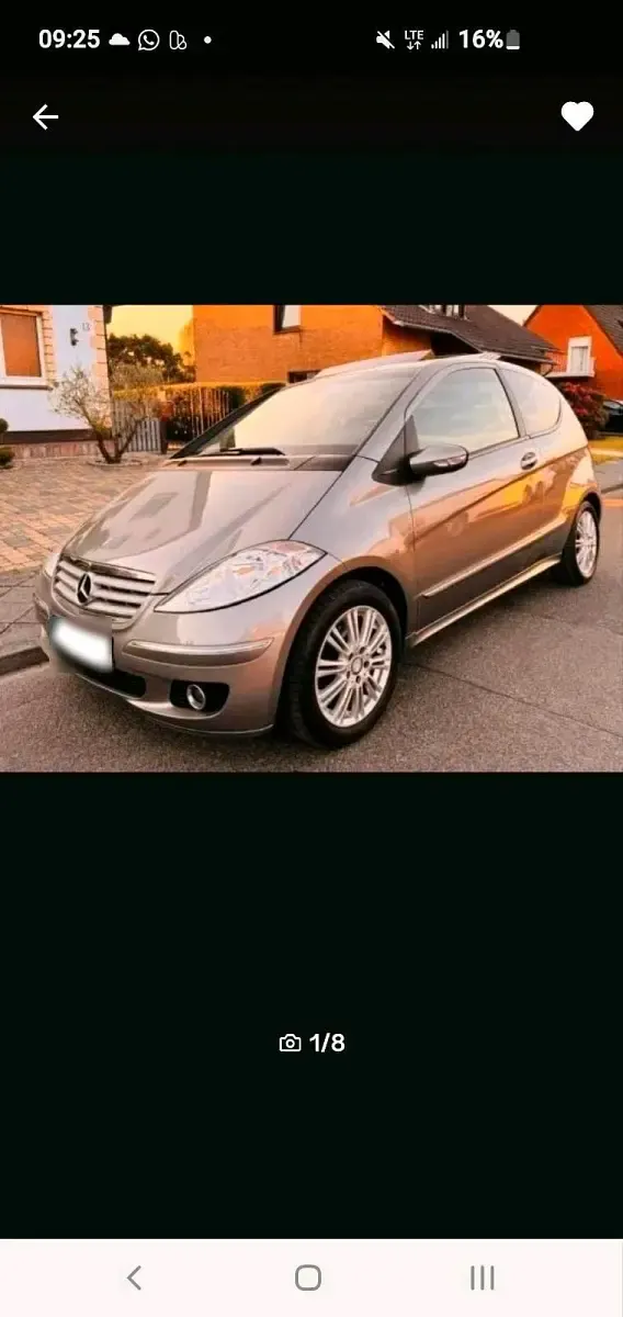 Gebraucht Mercedes A150 Elegance 95 PS (69 kW) 2005 Grau Limousine