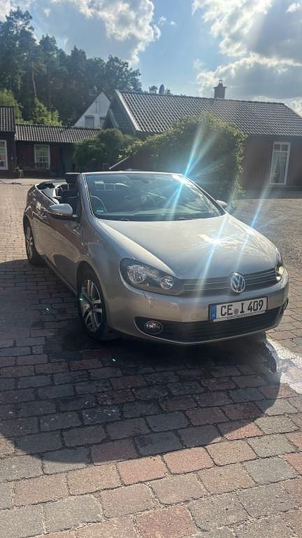 Silber Gebraucht 2011 VW Golf Cabriolet Cabrio | 7.200 € (Guter Preis) - Bild 1/4