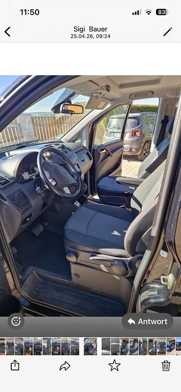Usata Mercedes Vito 170 CV (125 kW) 2014 Nero Furgone