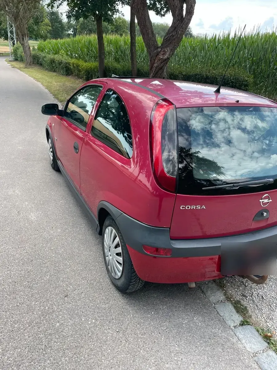 Gebraucht Opel Corsa 75 PS (55 kW) 2003 Rot Kleinwagen