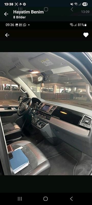 Brugt VW T6 204 HK (150 kW) 2016 Sort Van
