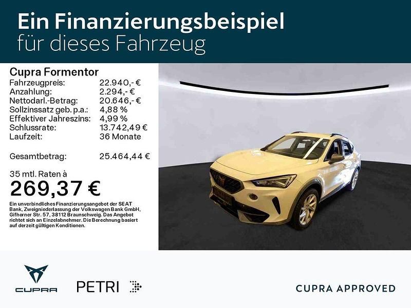 Gebraucht Cupra Formentor 150 PS (110 kW) 2023 "candy" weiss SUV