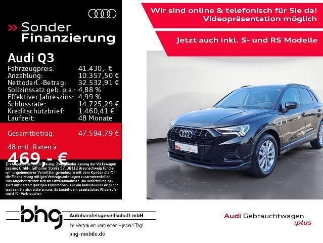 Schwarz Gebraucht 2025 Audi Q3 Advanced SUV | 41.430 € (Fairer Preis) - Bild 1/4