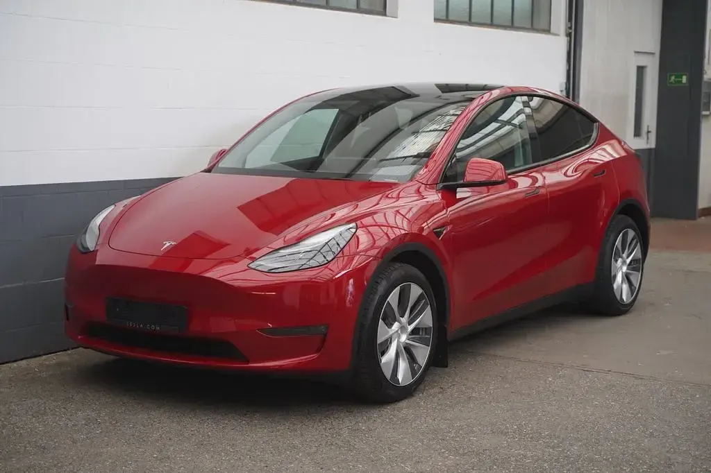 Gebraucht Tesla Model Y Long Range AWD 378 kW (514 PS) 2022 Rot SUV