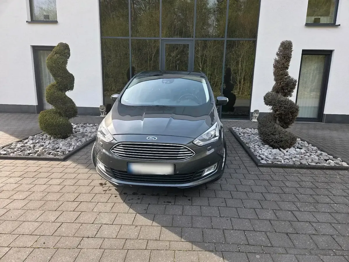 Gebraucht Ford C-MAX Titanium 125 PS (91 kW) 2017 Grau Van / Kleinbus