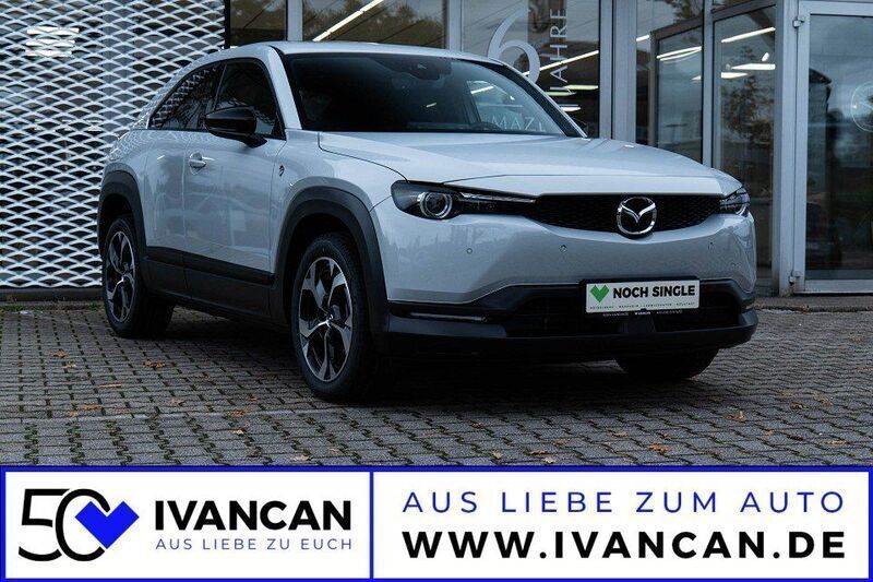 Ceramic white Gebraucht 2023 Mazda MX30 Makoto SUV | 24.950 € (Superpreis) - Bild 1/4