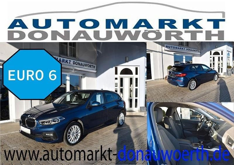 Blau Gebraucht 2022 BMW 120 Advantage Kleinwagen | 24.995 € (Guter Preis) - Bild 1/4