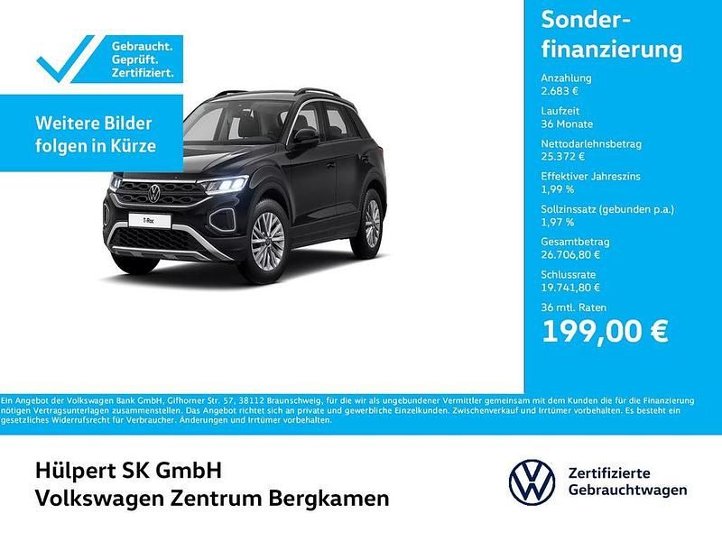 Schwarz Gebraucht 2024 VW T-Roc Life SUV | 27.877 € (Guter Preis) - Bild 1/4