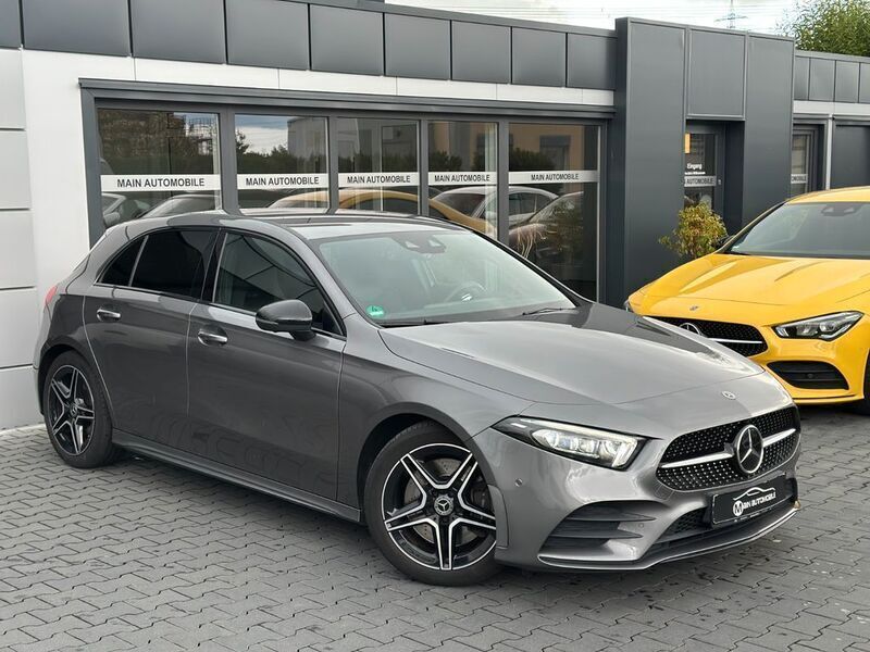 Grau Gebraucht 2019 Mercedes A250 AMG Limousine | 26.490 € (Guter Preis) - Bild 1/4