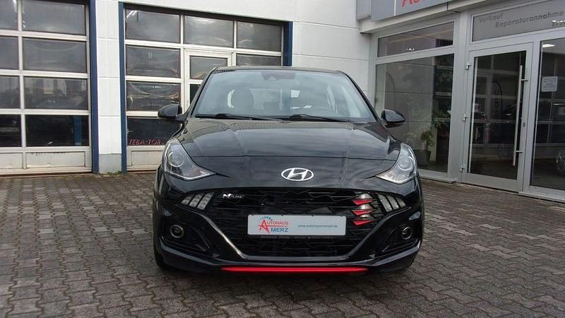 Schwarz Gebraucht 2021 Hyundai i10 N Line Kleinwagen | 13.850 € (Fairer Preis) - Bild 1/4