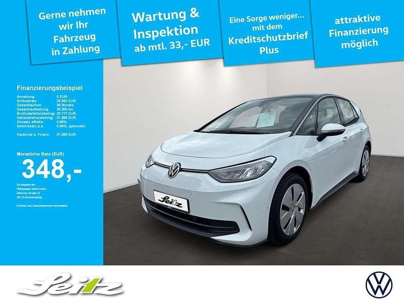 Weiß Gebraucht 2024 VW ID.3 Pro Kleinwagen | 31.999 € (Fairer Preis) - Bild 1/3