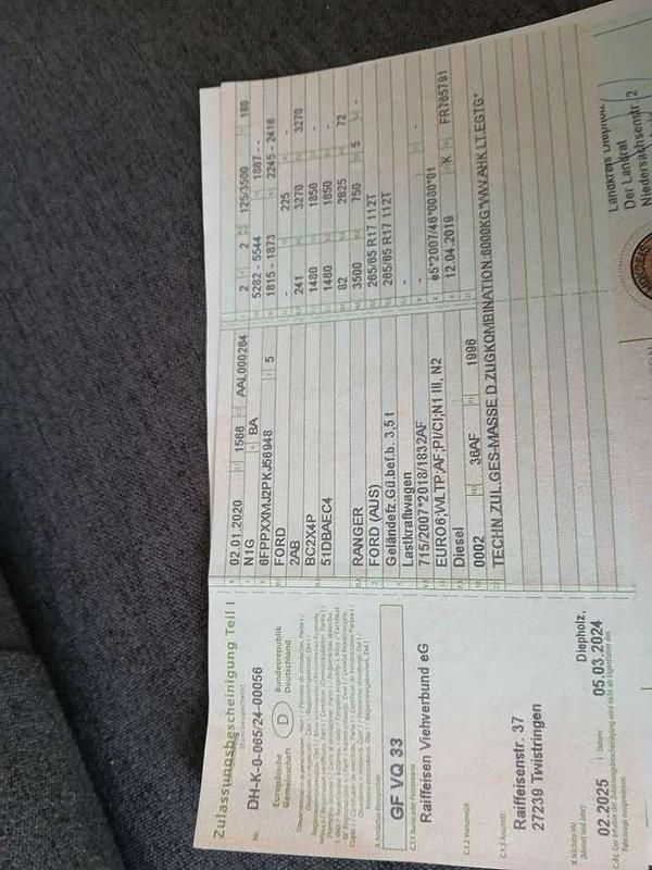 Gebraucht Ford Ranger 170 PS (125 kW) 2020 Blau Pickup