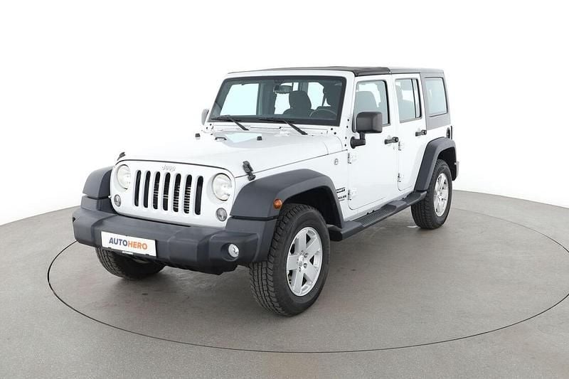Weiß Gebraucht 2018 Jeep Wrangler Unlimited Sport SUV | 31.700 € (Superpreis) - Bild 1/3