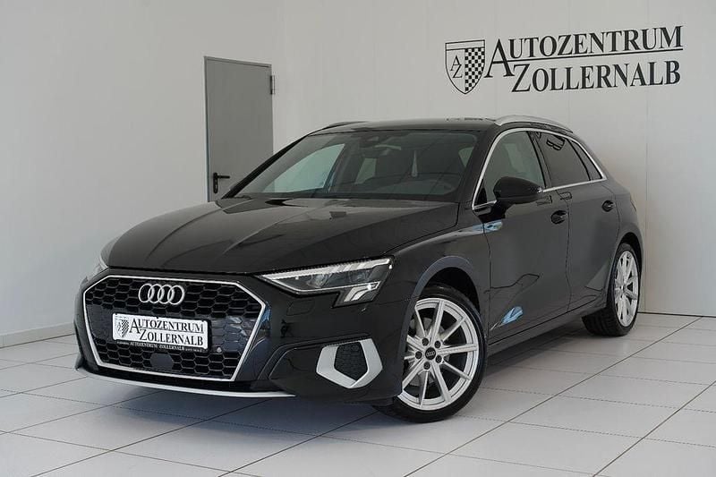 Schwarz Gebraucht 2021 Audi A3 Sportback Advanced Limousine | 23.990 € (Guter Preis) - Bild 1/4