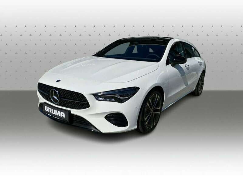 Weiß (polarweiß) Gebraucht 2024 Mercedes CLA180 Shooting Brake Night Kombi | 38.930 € - Bild 1/4