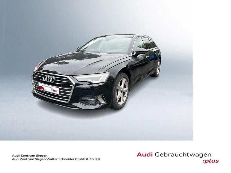 Mythosschwarz metallic Gebraucht 2021 Audi A6 Sport Kombi | 30.910 € (Guter Preis) - Bild 1/4