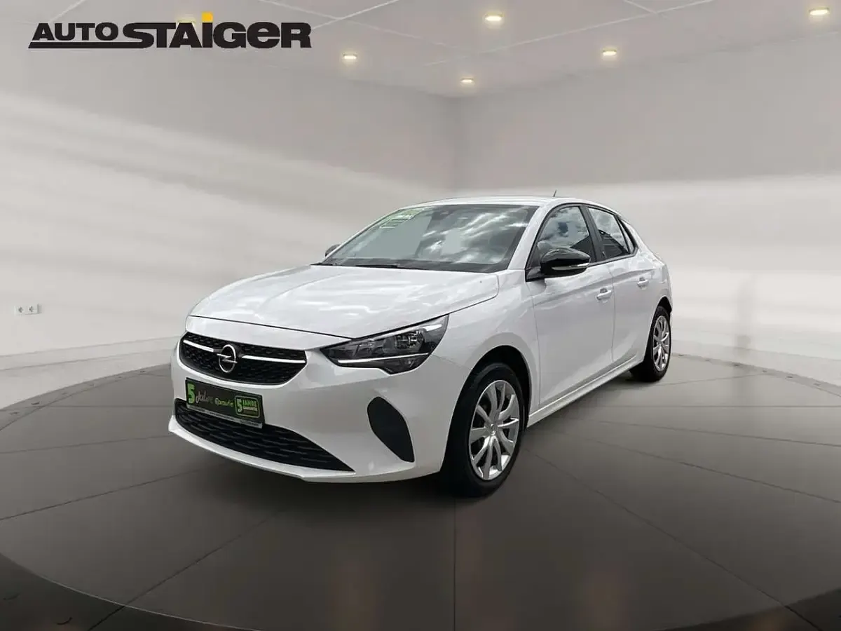 Gebraucht Opel Corsa-e Edition 100 kW (136 PS) 2023 Jade weiss/arktis weiss Kleinwagen