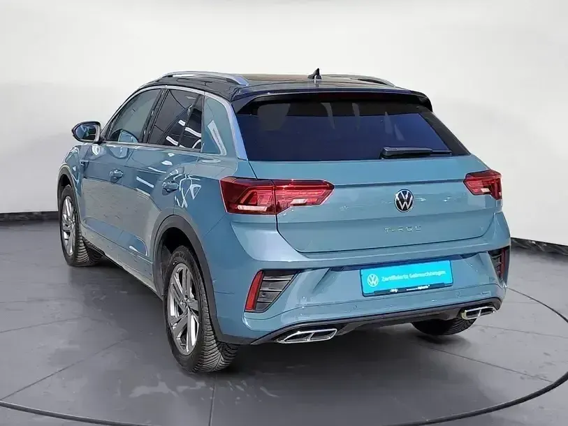 Second-hand VW T-Roc R-line 150 CP (110 kW) 2023 Albastru SUV