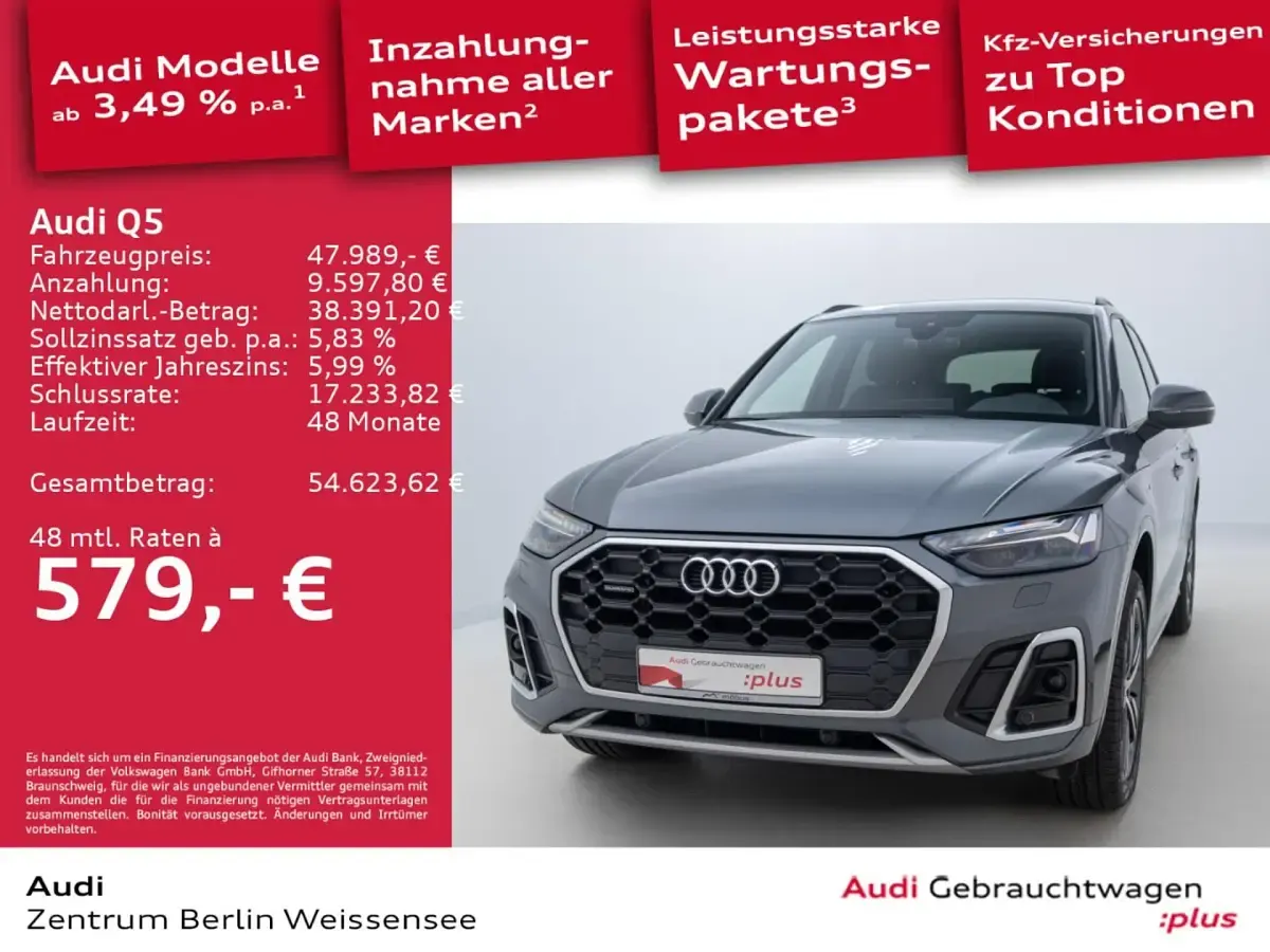 Gebraucht Audi Q5 S-Line 204 PS (150 kW) 2025 Daytonagrau perleffekt SUV