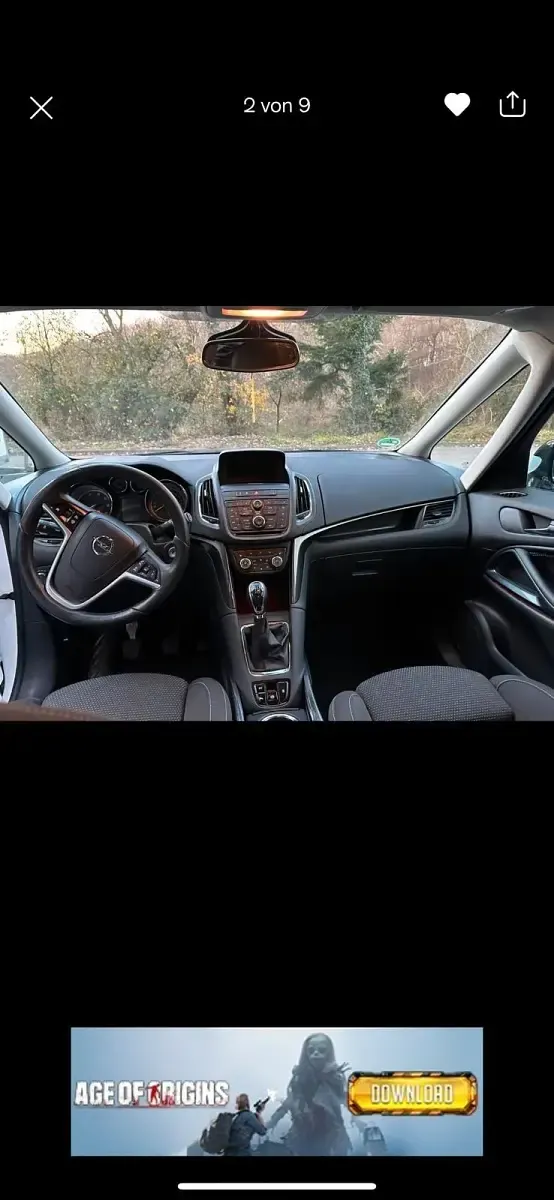 Gebraucht Opel Zafira 136 PS (100 kW) 2016 Weiß Van / Kleinbus