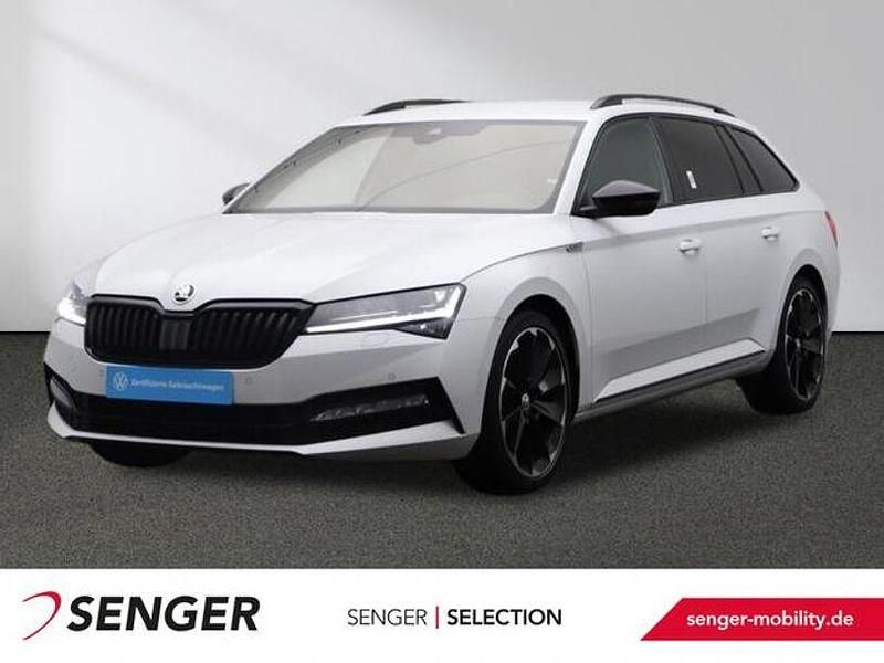 Moon weiss perleffekt Gebraucht 2021 Skoda Superb SportLine Kombi | 32.880 € (Etwas zu teuer) - Bild 1/3